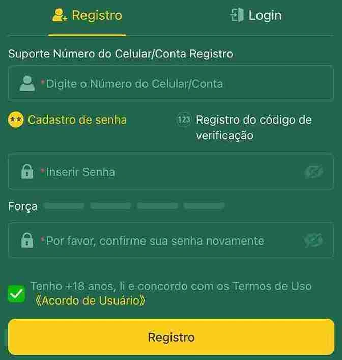 registro e login